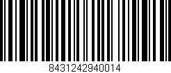 Código de barras (EAN, GTIN, SKU, ISBN): '8431242940014'