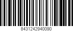 Código de barras (EAN, GTIN, SKU, ISBN): '8431242940090'