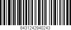 Código de barras (EAN, GTIN, SKU, ISBN): '8431242940243'