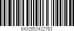 Código de barras (EAN, GTIN, SKU, ISBN): '8432652422763'