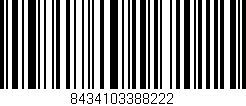 Código de barras (EAN, GTIN, SKU, ISBN): '8434103388222'