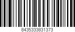 Código de barras (EAN, GTIN, SKU, ISBN): '8435333831373'
