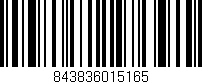 Código de barras (EAN, GTIN, SKU, ISBN): '843836015165'