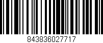 Código de barras (EAN, GTIN, SKU, ISBN): '843836027717'