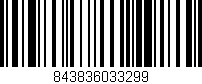 Código de barras (EAN, GTIN, SKU, ISBN): '843836033299'