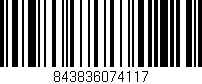 Código de barras (EAN, GTIN, SKU, ISBN): '843836074117'