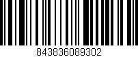 Código de barras (EAN, GTIN, SKU, ISBN): '843836089302'