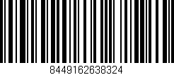 Código de barras (EAN, GTIN, SKU, ISBN): '8449162638324'