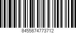Código de barras (EAN, GTIN, SKU, ISBN): '8455674773712'