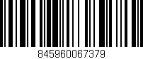 Código de barras (EAN, GTIN, SKU, ISBN): '845960067379'