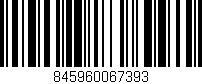 Código de barras (EAN, GTIN, SKU, ISBN): '845960067393'