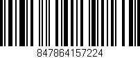 Código de barras (EAN, GTIN, SKU, ISBN): '847864157224'