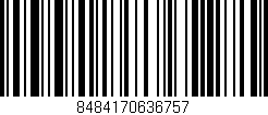 Código de barras (EAN, GTIN, SKU, ISBN): '8484170636757'