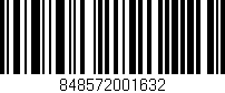 Código de barras (EAN, GTIN, SKU, ISBN): '848572001632'