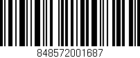 Código de barras (EAN, GTIN, SKU, ISBN): '848572001687'