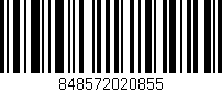 Código de barras (EAN, GTIN, SKU, ISBN): '848572020855'