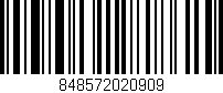 Código de barras (EAN, GTIN, SKU, ISBN): '848572020909'