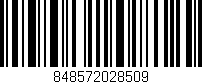 Código de barras (EAN, GTIN, SKU, ISBN): '848572028509'