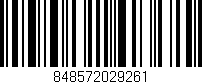 Código de barras (EAN, GTIN, SKU, ISBN): '848572029261'