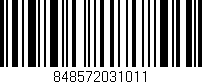 Código de barras (EAN, GTIN, SKU, ISBN): '848572031011'