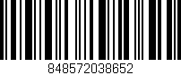 Código de barras (EAN, GTIN, SKU, ISBN): '848572038652'