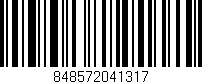 Código de barras (EAN, GTIN, SKU, ISBN): '848572041317'