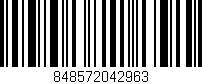 Código de barras (EAN, GTIN, SKU, ISBN): '848572042963'