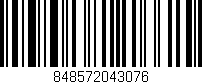 Código de barras (EAN, GTIN, SKU, ISBN): '848572043076'