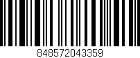 Código de barras (EAN, GTIN, SKU, ISBN): '848572043359'