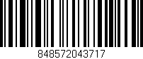 Código de barras (EAN, GTIN, SKU, ISBN): '848572043717'