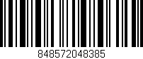 Código de barras (EAN, GTIN, SKU, ISBN): '848572048385'