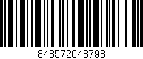 Código de barras (EAN, GTIN, SKU, ISBN): '848572048798'