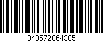 Código de barras (EAN, GTIN, SKU, ISBN): '848572064385'