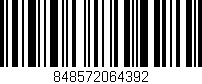 Código de barras (EAN, GTIN, SKU, ISBN): '848572064392'