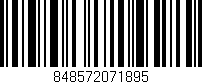 Código de barras (EAN, GTIN, SKU, ISBN): '848572071895'