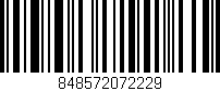 Código de barras (EAN, GTIN, SKU, ISBN): '848572072229'