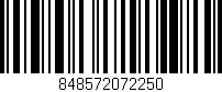 Código de barras (EAN, GTIN, SKU, ISBN): '848572072250'