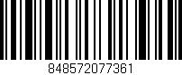 Código de barras (EAN, GTIN, SKU, ISBN): '848572077361'