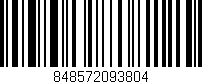 Código de barras (EAN, GTIN, SKU, ISBN): '848572093804'