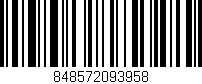 Código de barras (EAN, GTIN, SKU, ISBN): '848572093958'