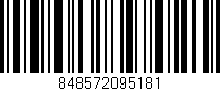 Código de barras (EAN, GTIN, SKU, ISBN): '848572095181'