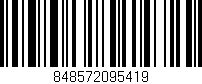 Código de barras (EAN, GTIN, SKU, ISBN): '848572095419'