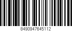 Código de barras (EAN, GTIN, SKU, ISBN): '8490947645112'