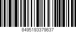 Código de barras (EAN, GTIN, SKU, ISBN): '8495193379637'