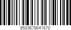 Código de barras (EAN, GTIN, SKU, ISBN): '8503679641670'