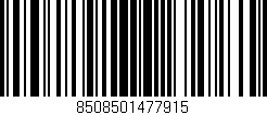 Código de barras (EAN, GTIN, SKU, ISBN): '8508501477915'