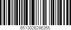 Código de barras (EAN, GTIN, SKU, ISBN): '8513026286355'