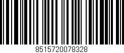 Código de barras (EAN, GTIN, SKU, ISBN): '8515720078328'