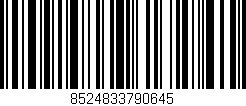 Código de barras (EAN, GTIN, SKU, ISBN): '8524833790645'