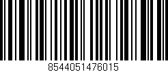 Código de barras (EAN, GTIN, SKU, ISBN): '8544051476015'